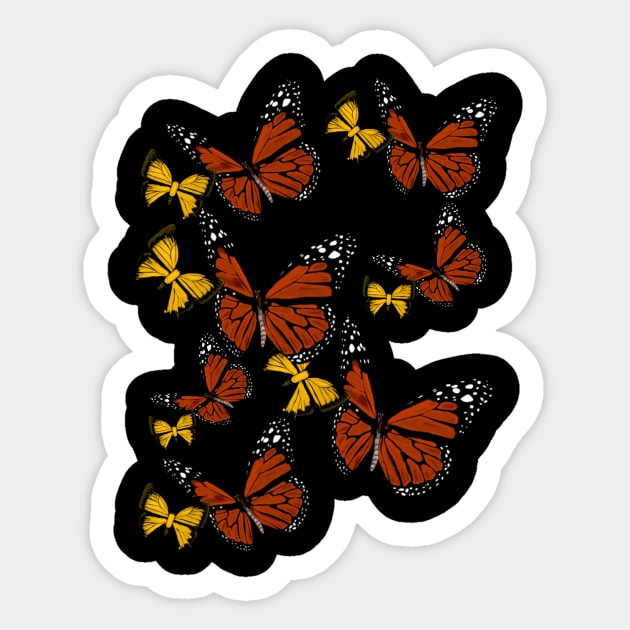 Butterflies Sticker by Sorbelloart